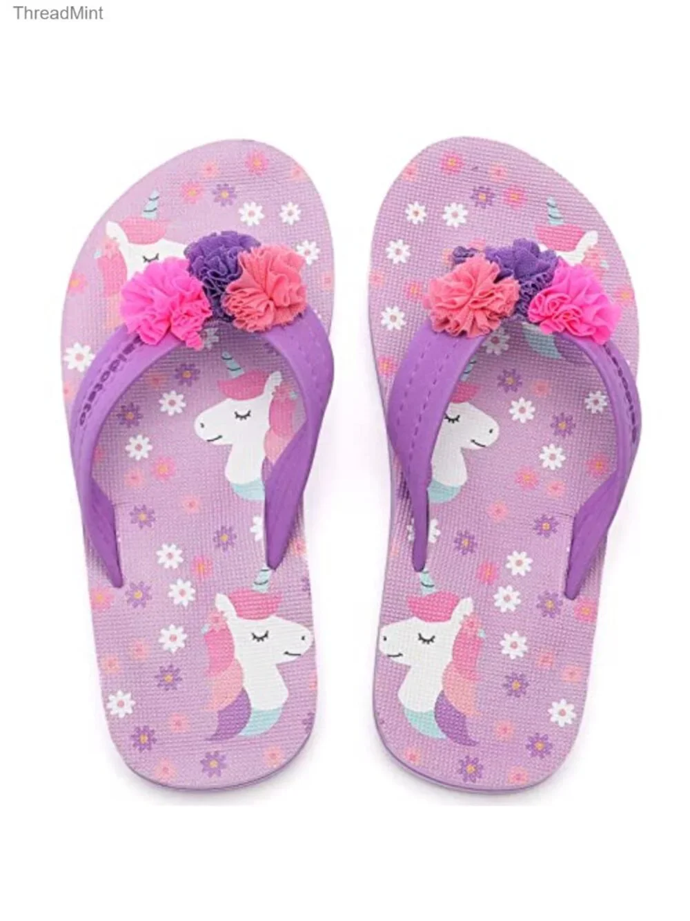 Kids Flip Flops Thong Sandals Slip-On Water Resistant Lightweight